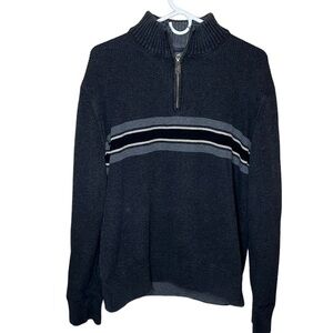 Eddie Bauer 1/2 zip v neck long sleeve Sweater